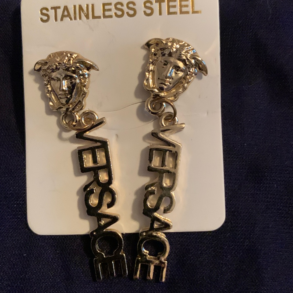 Unique Earrings Gold Over